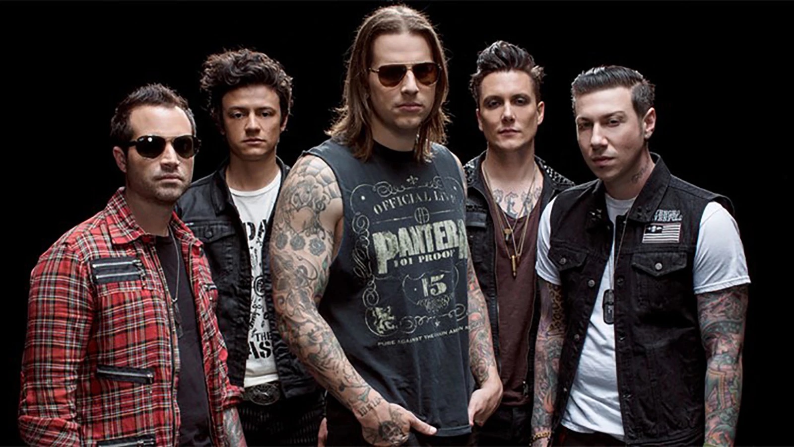 Avenged Sevenfold band picture.